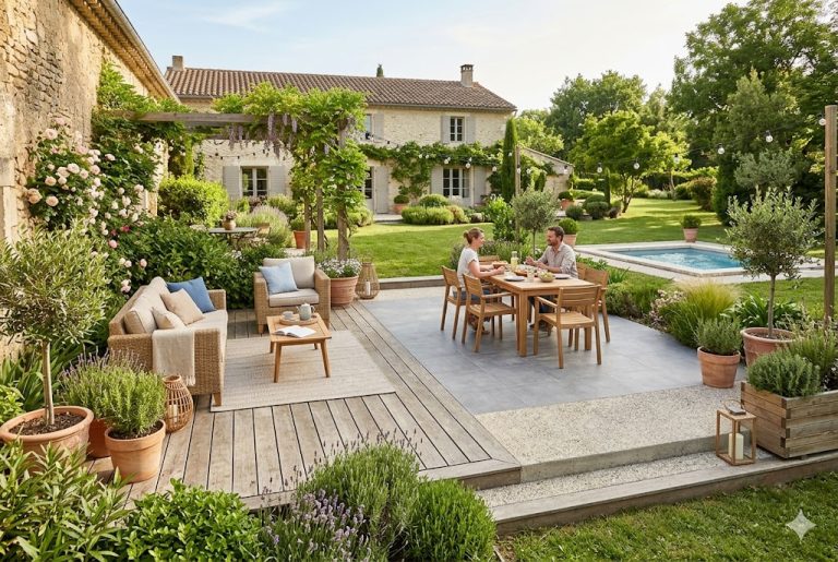 Aménager une terrasse de jardin