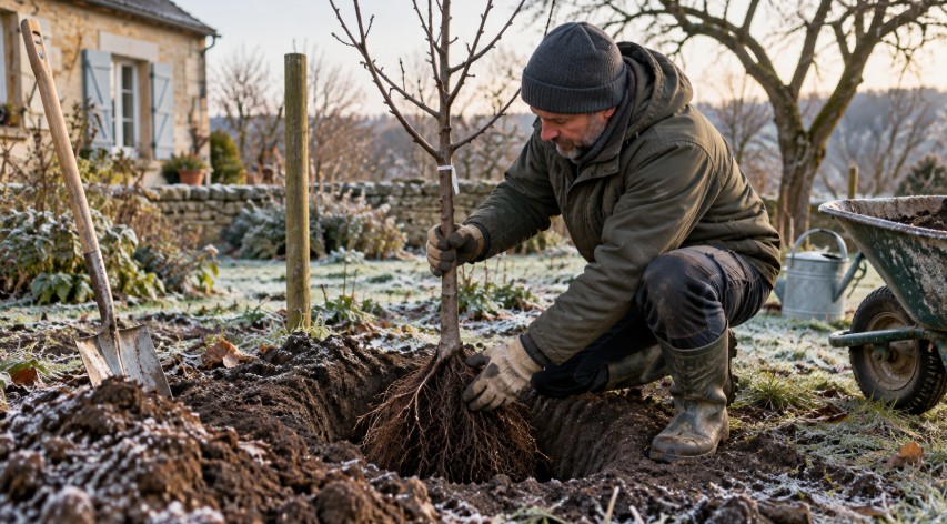 arbres fruitiers en janvier