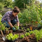 au jardin au mois de mai