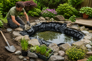 créer un bassin de jardin