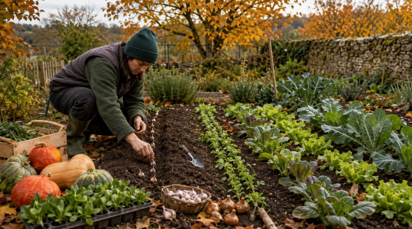 au potager en octobre