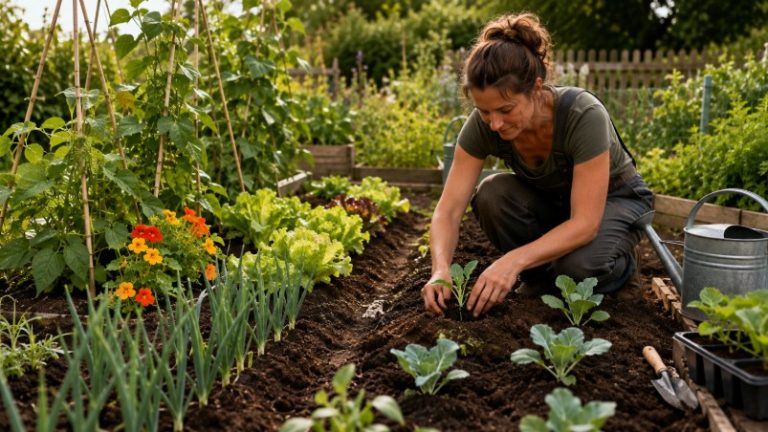 planter au jardin en juillet