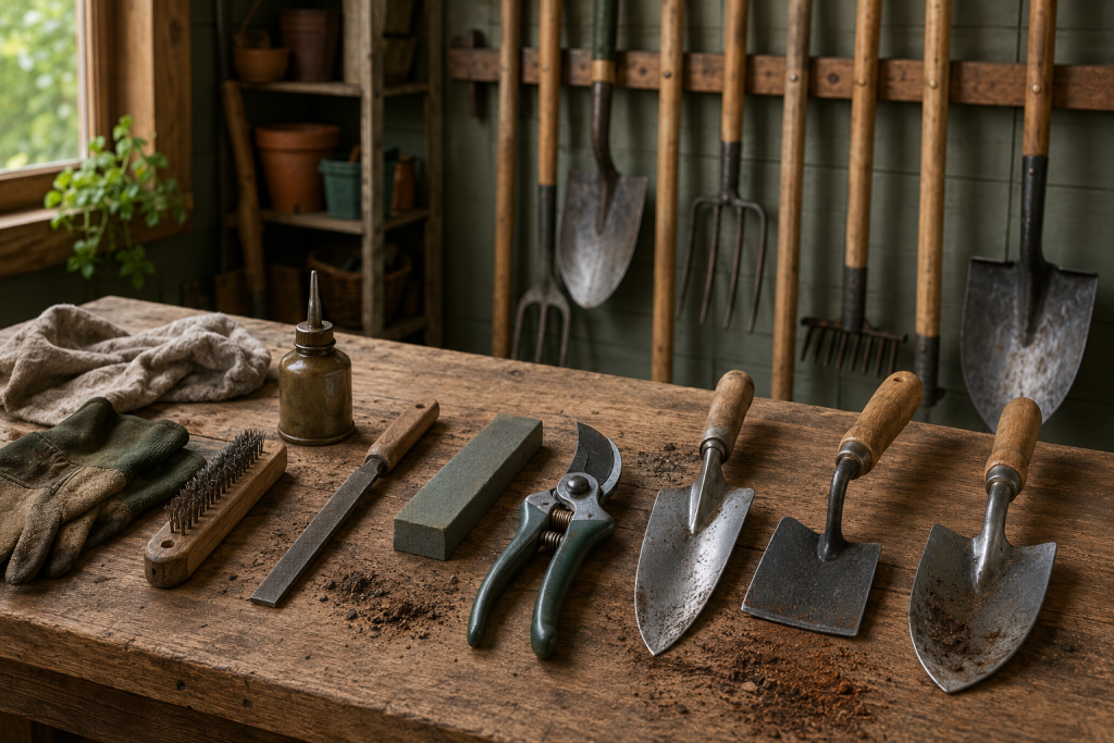Entretenir les outils de jardin