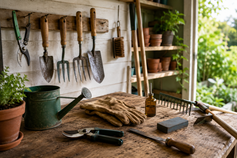 outils de jardin