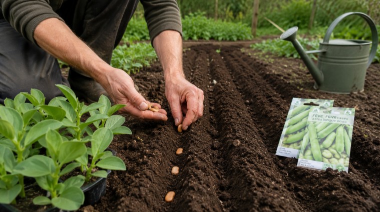 planter les fèves